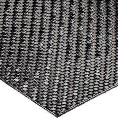 USA Sealing - Plastic Bars; Material: Carbon Fiber ; Shape: Rectangular ; Height (Inch): 1/16 ; Width (Inch): 1 ; Length (Feet): 2 ; Color: Black - Exact Industrial Supply