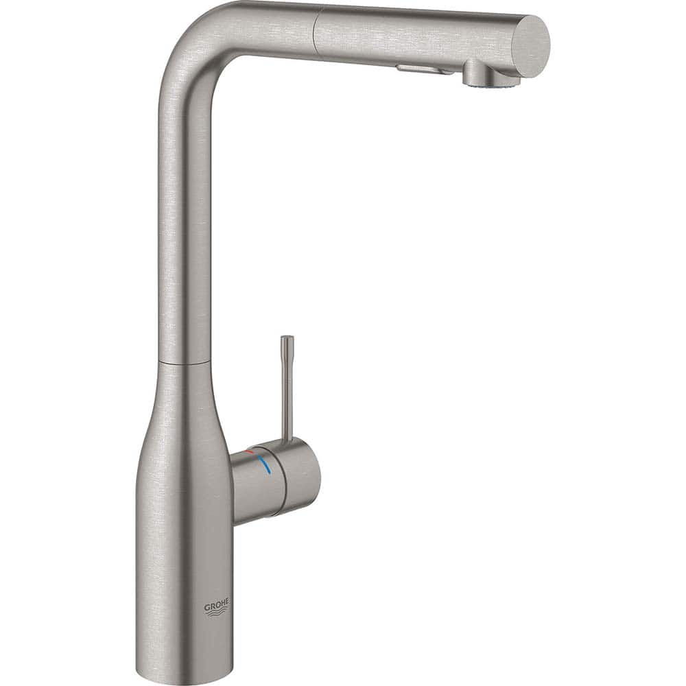 Grohe - Kitchen & Bar Faucets; Type: Pull Out ; Style: Contemporary; Modern; Transitional ; Mount: Deck ; Design: One Handle ; Handle Type: Lever ; Spout Type: Pullout - Exact Industrial Supply