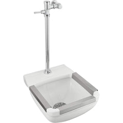 American Standard - Faucet Replacement Parts & Accessories; Type: Stainless Steel Rim Guard (Side) for Floor-Mount Clinic Service Sink ; For Use With: Stainless Steel Rim Guard (Side) for Floor-Mount Clinic Service Sink ; Material: Vitreous china - Exact Industrial Supply