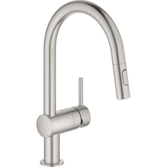 Grohe - Kitchen & Bar Faucets; Type: Pull Down ; Style: Contemporary; Modern; Transitional ; Mount: Deck ; Design: One Handle ; Handle Type: Lever ; Spout Type: High Arc - Exact Industrial Supply