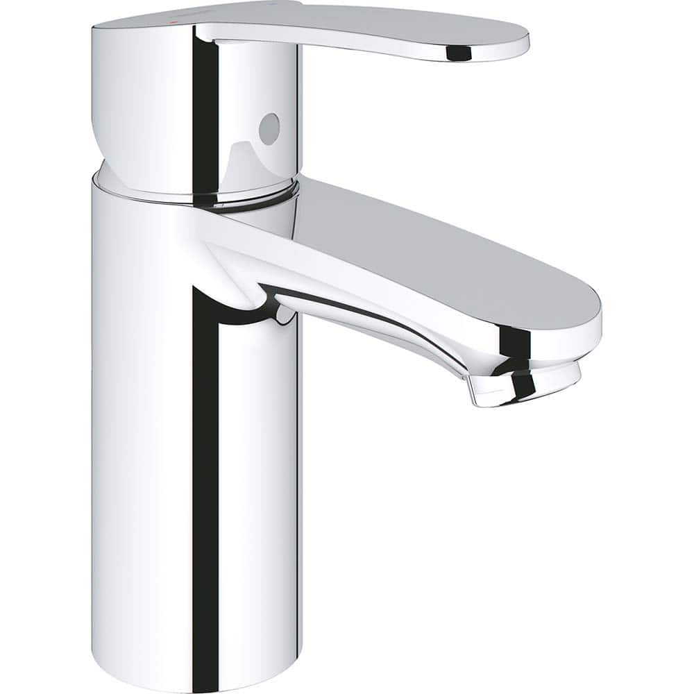 Grohe - Lavatory Faucets; Type: Deck Mount ; Spout Type: Standard ; Design: Lever ; Handle Type: Lever ; Mounting Centers: Single Hole (Inch); Drain Type: No Drain - Exact Industrial Supply