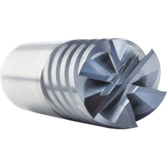 Supermill - 3/8" Diam 3-Flute 50° Solid Carbide 0.015" Corner Radius Roughing & Finishing End Mill - Exact Industrial Supply