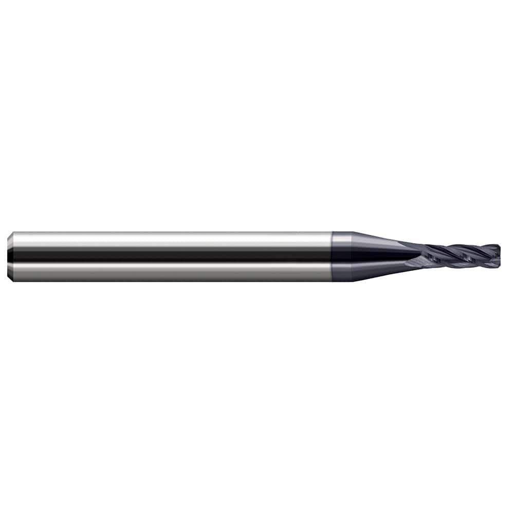 Harvey Tool - Corner Radius & Corner Chamfer End Mills; Mill Diameter (Inch): 1/8 ; Mill Diameter (Decimal Inch): 0.1250 ; End Type: Corner Chamfer ; Chamfer Width (Decimal Inch): 0.0100 ; Number of Flutes: 4 ; Material: Solid Carbide - Exact Industrial Supply