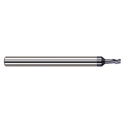 Harvey Tool - Corner Radius & Corner Chamfer End Mills; Mill Diameter (Decimal Inch): 0.0450 ; End Type: Corner Radius ; Corner Radius (Decimal Inch): 0.0050 ; Number of Flutes: 3 ; Material: Solid Carbide ; Finish/Coating: AlTiN Nano - Exact Industrial Supply