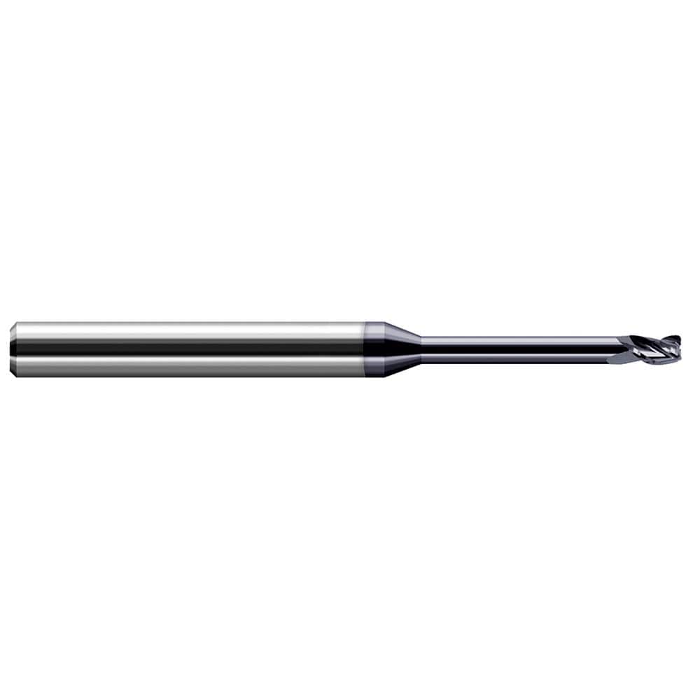 Harvey Tool - 3/16" Diam 3 Flute Solid Carbide 0.01" Corner Radius - Exact Industrial Supply