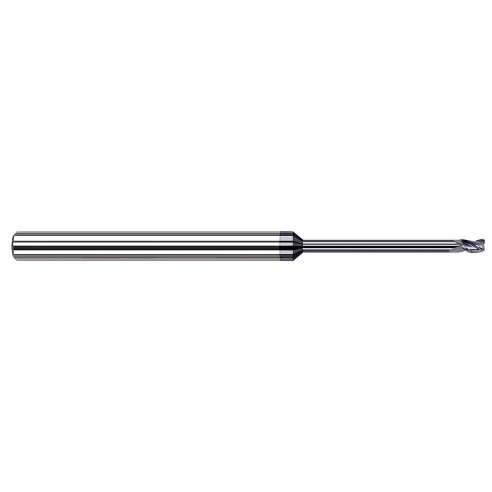 Harvey Tool - 5/64" Diam 3 Flute Solid Carbide 0.01" Corner Radius - Exact Industrial Supply