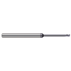 Harvey Tool - Corner Radius & Corner Chamfer End Mills; Mill Diameter (Inch): 1/8 ; Mill Diameter (Decimal Inch): 0.1250 ; End Type: Corner Radius ; Corner Radius (Inch): 1/64 ; Corner Radius (Decimal Inch): 0.0150 ; Number of Flutes: 4 - Exact Industrial Supply