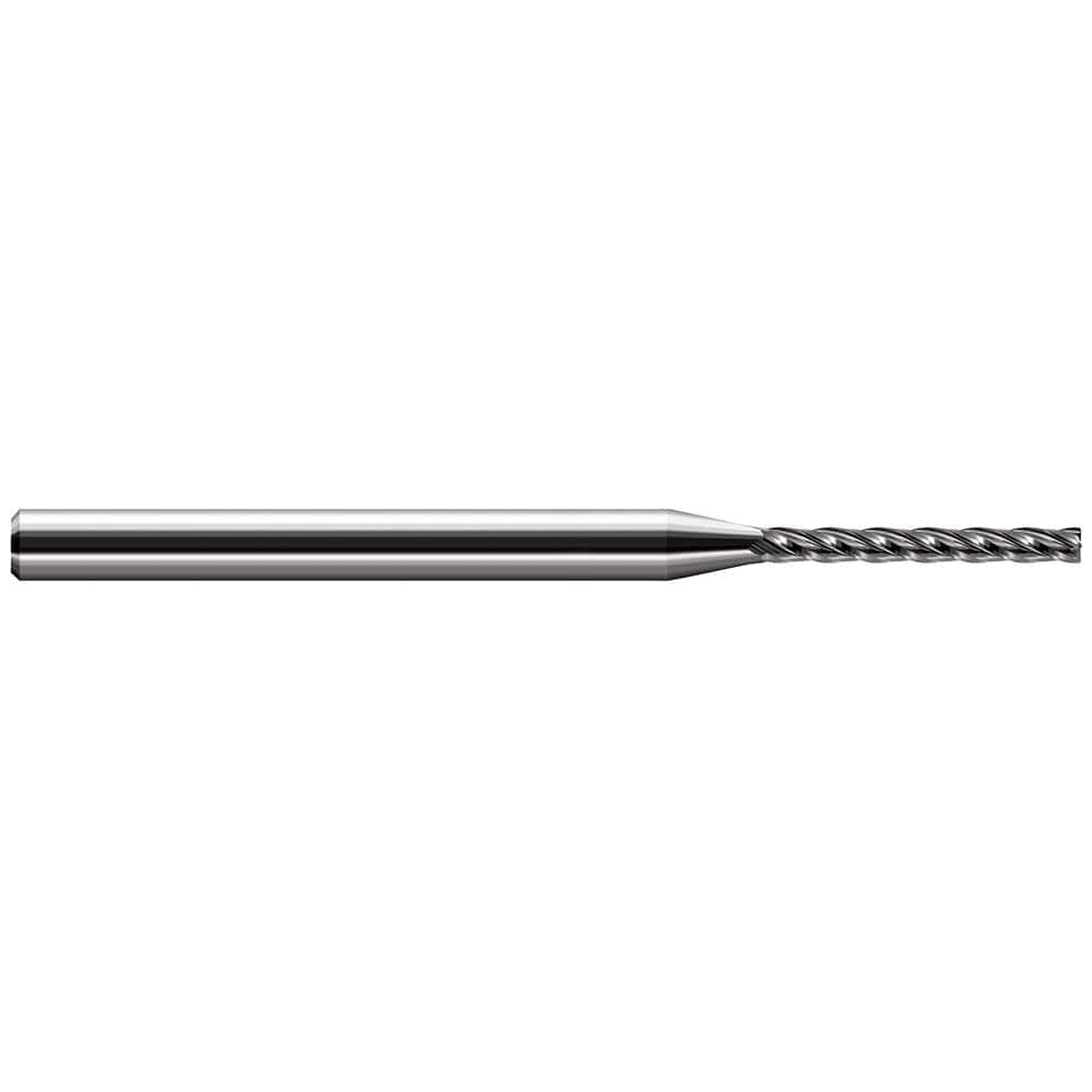 Harvey Tool - Corner Radius & Corner Chamfer End Mills; Mill Diameter (Inch): 3/32 ; Mill Diameter (Decimal Inch): 0.0930 ; End Type: Corner Radius ; Corner Radius (mm): 0.20 ; Corner Radius (Decimal Inch): 0.0080 ; Number of Flutes: 4 - Exact Industrial Supply