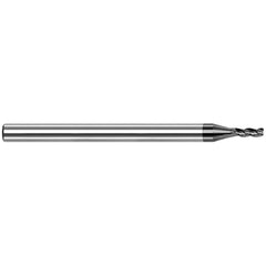 Harvey Tool - Corner Radius & Corner Chamfer End Mills; Mill Diameter (Inch): 1/64 ; Mill Diameter (Decimal Inch): 0.0150 ; End Type: Corner Radius ; Corner Radius (Decimal Inch): 0.0020 ; Number of Flutes: 3 ; Material: Solid Carbide - Exact Industrial Supply