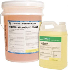 Master Fluid Solutions - Trim MicroSol 690XT, 5 Gal Pail Cutting & Cleaning Fluid - Semisynthetic, For Machining - Americas Industrial Supply