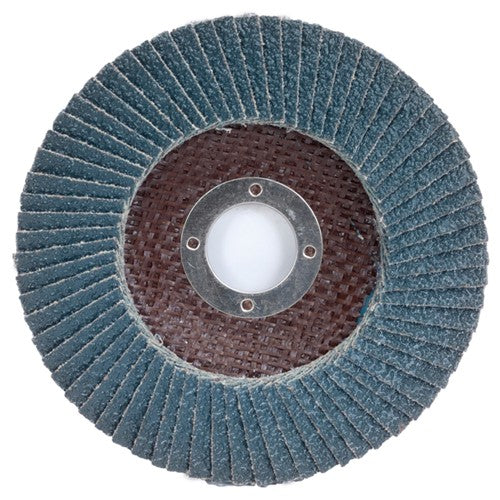 4 1/2″ × 1/4″ × 7/8″ PowerFlex Flap Disc Type 27 Flat 60 Grit - Americas Industrial Supply