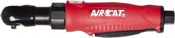 AIRCAT - 3/8" Drive, 380 RPM, 35 Ft/Lb Torque Ratchet Wrench - Inline Handle, 4 CFM, 90 psi, 1/4" NPT Inlet - Americas Industrial Supply