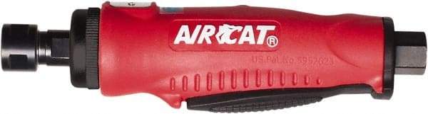 AIRCAT - 1/4" Collet, Straight Handle, Straight Air Die Grinder - 20,000 RPM, Rear Exhaust, 4 CFM, 0.38 hp, 90 psi, 1/4" Inlet - Americas Industrial Supply