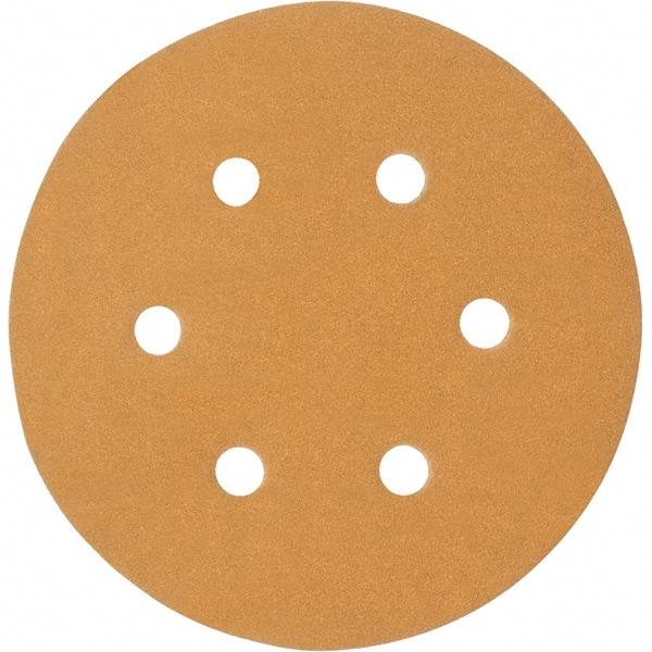 3M - 6" Diam, 220 Grit, Aluminum Oxide Hook & Loop Disc - Extra Fine Grade, Coated, Series 255L - Americas Industrial Supply