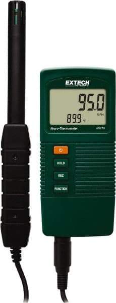 Extech - Thermometer/Hygrometers & Barometers Type: Hygrometer Minimum Relative Humidity (%): 10 - Americas Industrial Supply