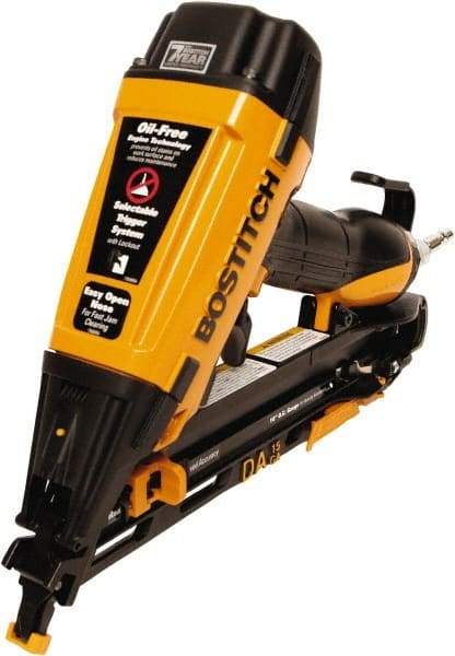 Stanley Bostitch - 1-1/4 to 2-1/2" Nail Length, 15 Gauge Finish Air Nailer Kit - 70 to 120 psi - Americas Industrial Supply