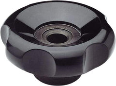 Elesa - 3.9" Head Diam, 6 Point Lobed Knob - Duroplast - Americas Industrial Supply