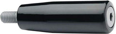 Elesa - 3/8-16 Threaded Stem, Revolving Handwheel & Machine Handle - Duroplast Traditional Handle, 0.71" Long Steel Stem, 3.54" Handle Length - Americas Industrial Supply