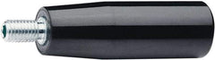 Elesa - M6 Threaded Stem, Revolving Handwheel & Machine Handle - Duroplast Traditional Handle, 0.51" Long Steel Stem, 1.97" Handle Length - Americas Industrial Supply