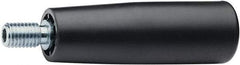 Elesa - M8 Threaded Stem, Revolving Handwheel & Machine Handle - High Impact Polypropylene Traditional Handle, 0.59" Long Steel Stem, 3.15" Handle Length - Americas Industrial Supply