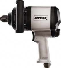 AIRCAT - 1" Drive, 4,800 RPM, 1,580 Ft/Lb Torque Impact Wrench - Pistol Grip Handle, 900 IPM, 13 CFM, 90 psi, 1/2" NPT Inlet - Americas Industrial Supply