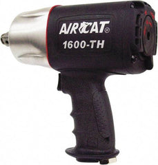 AIRCAT - 3/4" Drive, 4,500 RPM, 1,200 Ft/Lb Torque Impact Wrench - Pistol Grip Handle, 900 IPM, 8 CFM, 90 psi, 3/8" NPT Inlet - Americas Industrial Supply