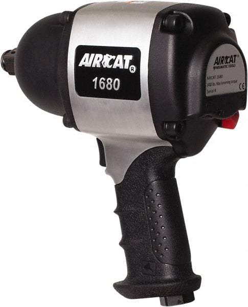 AIRCAT - 3/4" Drive, 4,500 RPM, 1,200 Ft/Lb Torque Impact Wrench - Pistol Grip Handle, 950 IPM, 8 CFM, 90 psi, 3/8" NPT Inlet - Americas Industrial Supply