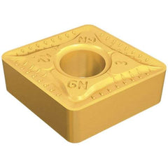 Iscar - CNMG433 GN Grade IC830 Carbide Turning Insert - TiAlN/AlTiN/TiN Finish, 80° Diamond, 12.7mm Inscr Circle, 4.76mm Thick, 1.2mm Corner Radius - Americas Industrial Supply