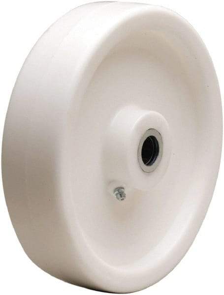 Hamilton - 8 Inch Diameter x 2 Inch Wide, Polyolefin Caster Wheel - 900 Lb. Capacity, 2-3/16 Inch Hub Length, 1/2 Inch Axle Diameter, Straight Roller Bearing - Americas Industrial Supply