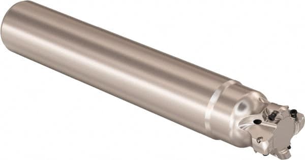 Seco - 32mm Cutting Diam, 32mm Shank Diam, 0.9mm Max Depth of Cut, Straight Shank Indexable Copy End Mill - 4 Inserts, LOHT Insert, R217.21 Toolholder - Americas Industrial Supply