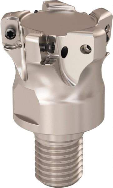 Seco - 1" Cutting Diam, 0.9mm Max Depth of Cut, Modular Connection Indexable Copy End Mill - 5 Inserts, LOHT Insert, R217.21 Toolholder - Americas Industrial Supply