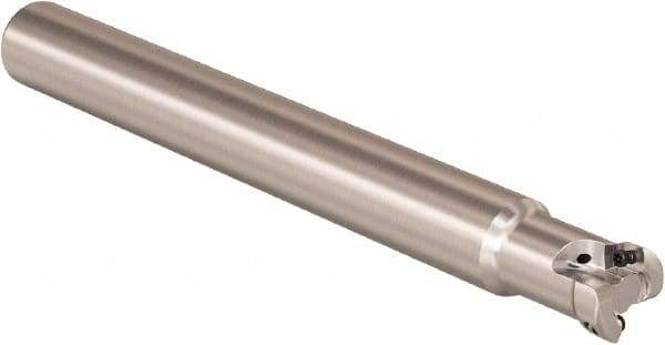 Seco - 5/8" Cutting Diam, 5/8" Shank Diam, 0.32mm Max Depth of Cut, Straight Shank Indexable Copy End Mill - 2 Inserts, LPHT Insert, R217.21 Toolholder - Americas Industrial Supply