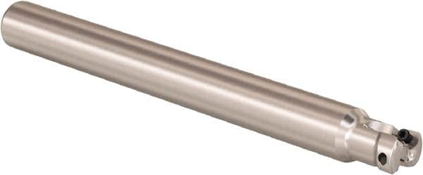 Seco - 1/2" Cutting Diam, 1/2" Shank Diam, 0.32mm Max Depth of Cut, Straight Shank Indexable Copy End Mill - 2 Inserts, LPHT Insert, R217.21 Toolholder - Americas Industrial Supply