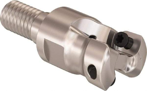 Seco - 1/2" Cutting Diam, 0.32mm Max Depth of Cut, Modular Connection Indexable Copy End Mill - 2 Inserts, LPHT Insert, R217.21 Toolholder - Americas Industrial Supply
