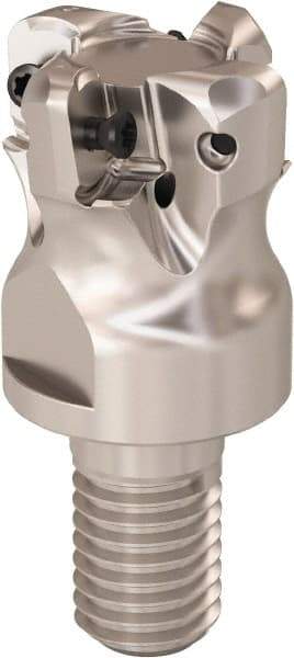 Seco - 1" Cutting Diam, 0.9mm Max Depth of Cut, Modular Connection Indexable Copy End Mill - 4 Inserts, LOHT Insert, R217.21 Toolholder - Americas Industrial Supply