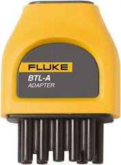 Fluke - Yellow/Black Electrical Test Equipment Adapter - Use with Fluke 500 Series Battersy Analyzers - Americas Industrial Supply