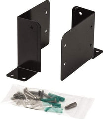 Door Innovation - 4-1/2;-2" Wide x 4" High, Electrostatic Powdered, Door Reinforcer - 1-3/4" Thick Door, Use with Center Aluminum Door Jamb - Americas Industrial Supply