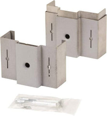 Door Innovation - 5-3/4" Wide x 4" High, Galvanized, Door Reinforcer - 1-3/4" Thick Door, Use with Universal Steel Door Jamb - Americas Industrial Supply