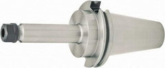 Parlec - 6" Projection, CAT50 Dual Contact Taper, ER16 Collet Chuck - Through Coolant - Exact Industrial Supply