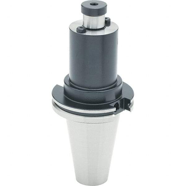 Parlec - CAT50 Dual Contact Taper Shank 19.05mm Pilot Diam Shell Mill Holder - 38.1mm Flange to Nose End Projection, 44.45mm Nose Diam, Through-Spindle Coolant - Exact Industrial Supply