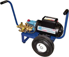 Value Collection - Electric, 20 Amp, 4 hp, 2,000 psi, 3 GPM, Cold Water Pressure Washer - General Triplex Ceramic Plunger, 25' x 3/8" Hose, 220 Max Volts - Americas Industrial Supply