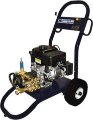 Value Collection - Gas, 6.5 hp, 2,500 psi, 3 GPM, Cold Water Pressure Washer - Triplex Plunger, 50' x 3/8" Hose - Americas Industrial Supply