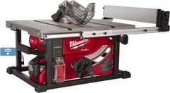 Milwaukee Tool - 8-1/4" Blade Diam, Table Saw - 630 RPM, 22" Table Depth x 22-1/2" Table Width, 18 Volts, 5/8" Arbor - Americas Industrial Supply