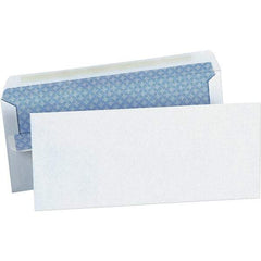 Universal One - 4.13" Long x 9.63" Wide Self Seal Business Envelope - White - Americas Industrial Supply