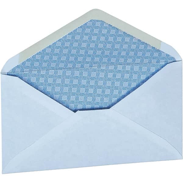 UNIVERSAL - 3-3/4" Long x 6.34" Wide Gummed Flap Security Envelope - White - Americas Industrial Supply