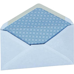 UNIVERSAL - 3-3/4" Long x 6.34" Wide Gummed Flap Security Envelope - White - Americas Industrial Supply
