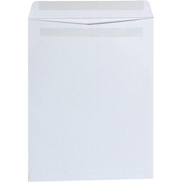 Universal One - 2.38" Long x 10-1/4" Wide Self Seal White Catalog Envelope - White - Americas Industrial Supply