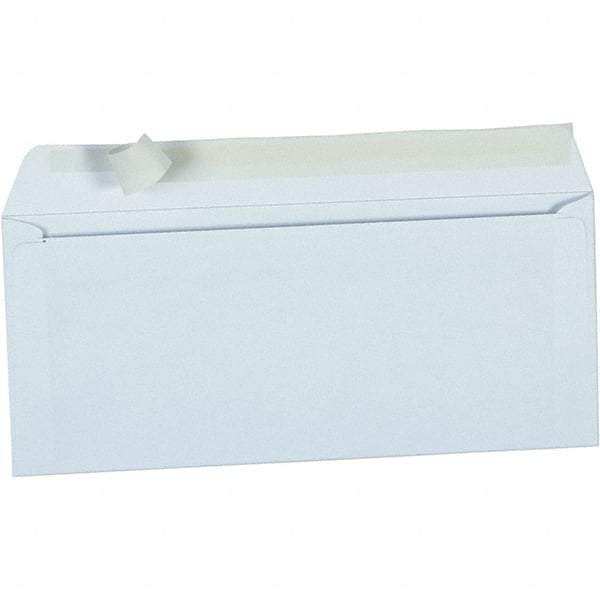 Universal One - 3-7/8" Long x 9.18" Wide Peel-Off Self-Seal Business Envelope - White - Americas Industrial Supply