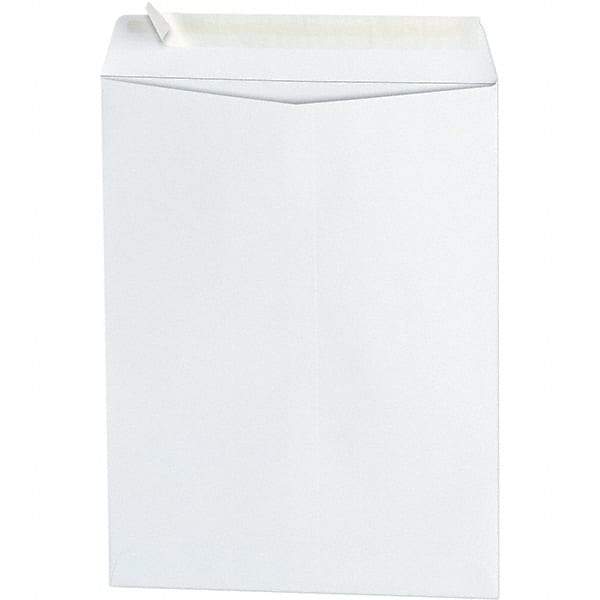 Universal One - 3" Long x 9.63" Wide Peel-Off Self-Seal White Catalog Envelope - White - Americas Industrial Supply