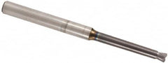 Seco - 4mm, 2 Flute, Single End, Solid Carbide, 0.3mm Corner Radius End Mill - 80mm OAL, 0° Helix, Right Hand Flute, 0.25mm LOC, Right Hand Cut, 28mm Extended Reach - Americas Industrial Supply
